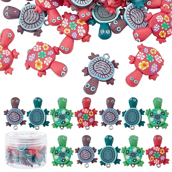 Handmade Polymer Clay Pendants