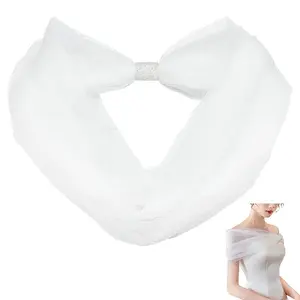Nylon Bridal Mesh Shawl