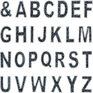 Glitter Rhinestone Iron On Patches