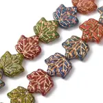 Painted Glass Beads Strands