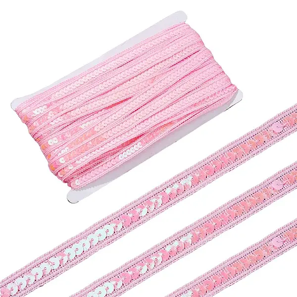PVC Plastic Paillette Elastic Trim