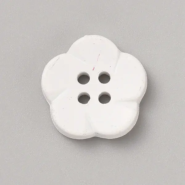 Spray Painted Plastic Buttons