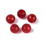 Natural White Jade European Beads