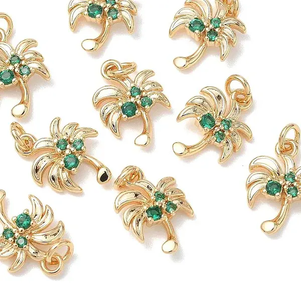 Brass Cubic Zirconia Pendants