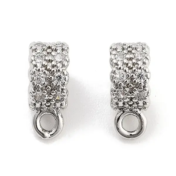 Brass with Cubic Zirconia Pendants