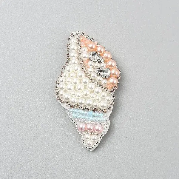 Embroidery Cloth Rhinestone Sew On Patches