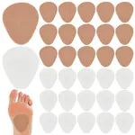 48Pcs 2 Colors Teardrop Self-adhesive Felt Shoe Sole Grips