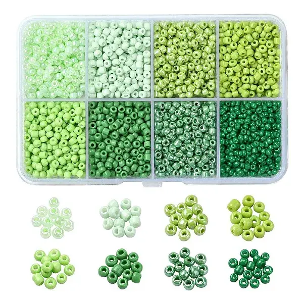 DIY Round Glass Beads Bracelet Making Kits