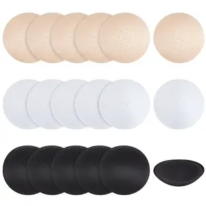 9 Pairs 3 Colors Polyester Round Bra Pads Inserts