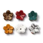 5-Petal Eco-Friendly Cowhide Bead Cap