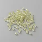 140Pcs Bicone Transparent Glass Beads
