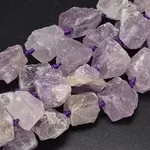 Nuggets Natural Amethyst Bead Strands