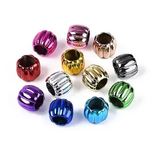 UV Plating Opaque Acrylic European Beads