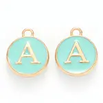 Golden Plated Alloy Enamel Charms