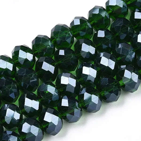 Electroplate Glass Beads Strands