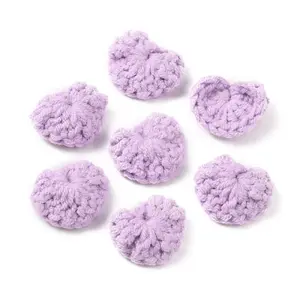 Handicraft Cotton Knitting Heart Ornament Accessories