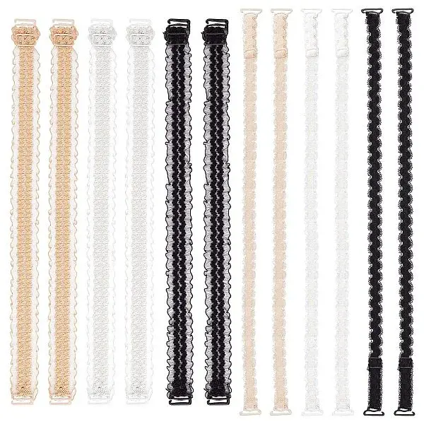 6 Pairs 6 Style Adjustable Bra Straps