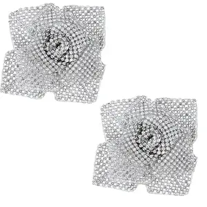 2Pcs Crystal Rhinestones Shoes Decoration