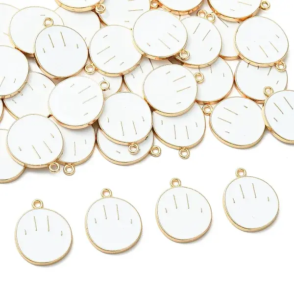 35Pcs Alloy Enamel Pendants
