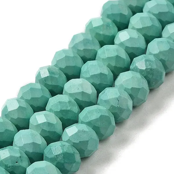 Dyed Natural Howlite Beads Strands