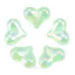 UV Plating Rainbow Iridescent Acrylic Beads