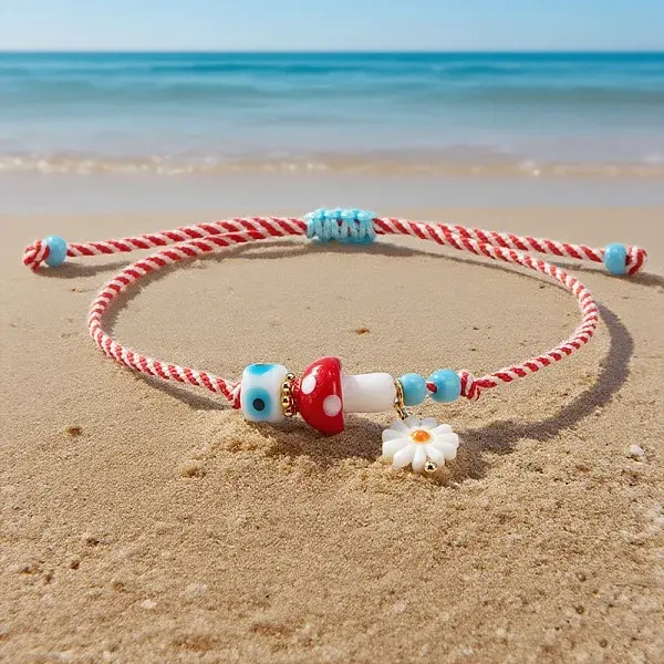 Glass Braided Bracelets