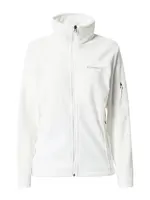 COLUMBIA Funkčná flisová bunda 'Fast Trek II'  svetlosivá / biela