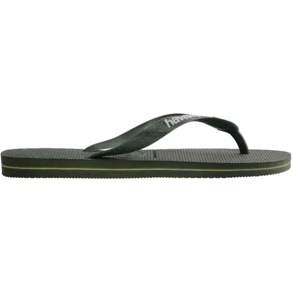 HAVAIANAS BRASIL LOGO Unisex žabky, tmavě zelená, velikost 47/48