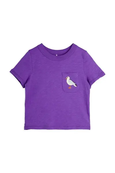 Dětské bavlněné tričko Mini Rodini Seagull