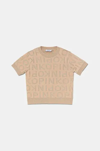 Dětský svetr Pinko oranžová barva, lehký, KFMA006.C.TV073