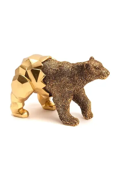 Dekorativní figurka home & lifestyle žlutá barva