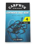 Carp´R´Us háčky Continetal Snag Hook č.4 10ks