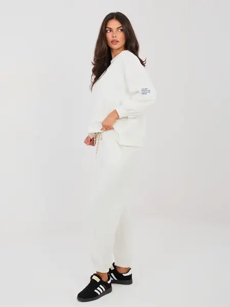 Ecru dámské tepláky