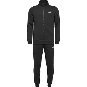Puma ESSENTIALS SWEAT SUIT Pánska tepláková súprava, čierna, veľkosť