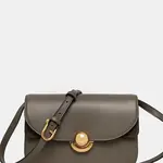 Kožená kabelka Furla zelená barva, WB01355.BX0428.2810S