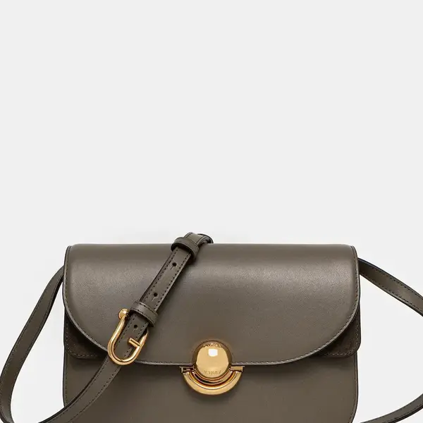 Kožená kabelka Furla zelená barva, WB01355.BX0428.2810S