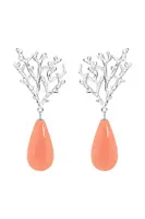 Postříbřené náušnice Lilou