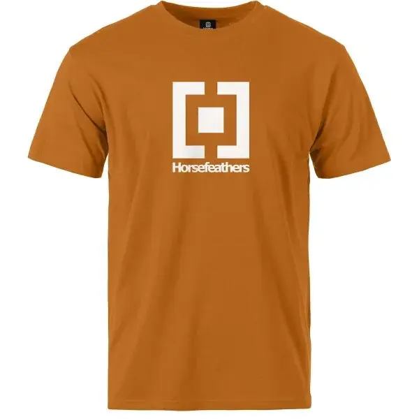 Horsefeathers BASE Pánské tričko, oranžová, velikost
