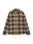 Pull&Bear Košeľa  hnedá / svetlohnedá / tmavohnedá