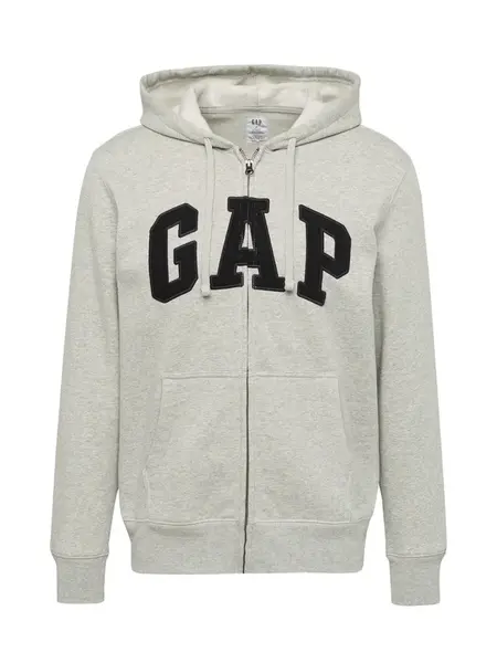 GAP Tepláková bunda  sivá melírovaná