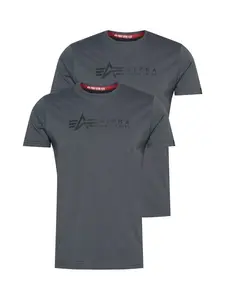 ALPHA INDUSTRIES Tričko  sivá