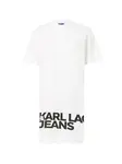 KARL LAGERFELD JEANS Šaty  čierna / biela