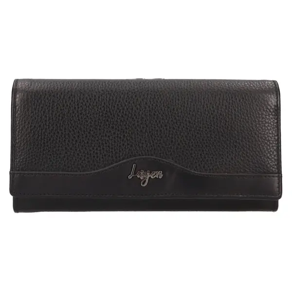 Dámská kožená peněženka Lagen Synne - černá