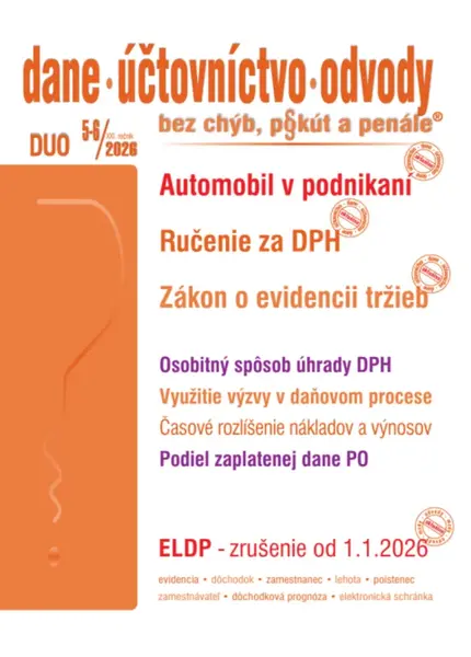 DUO č. 5-6 - Automobil v podnikaní po novom