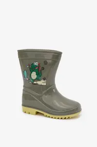 Dětské holínky Esalina tmavozelené
