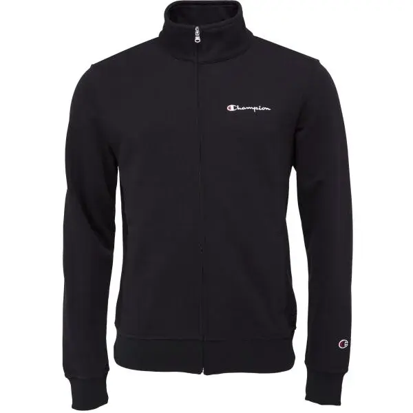 Champion FULL ZIP Pánska mikina, čierna, veľkosť