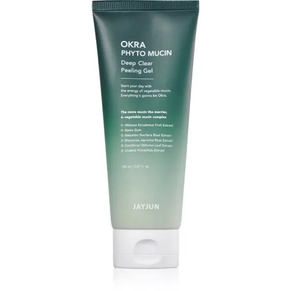 Jayjun Okra Phyto Mucin Deep hloubkově čisticí gel s peelingovým efektem 150 ml