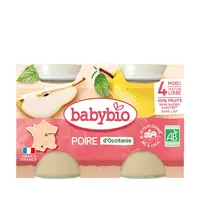 BABYBIO príkrm hruška Williams 2x130 g