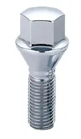 Diskové šrouby - kužel, různé rozměry, leštěné a chromované, pozinkované - Ferdus Varianta: M12x1.5. kužel 60 stupňů. délka závitu 28 mm. šestihran 17