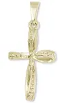 Soliter Jemný zlatý přívěsek křížek 241 001 01087